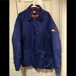 Tommy Hilfiger goose down jacket men’s blue large